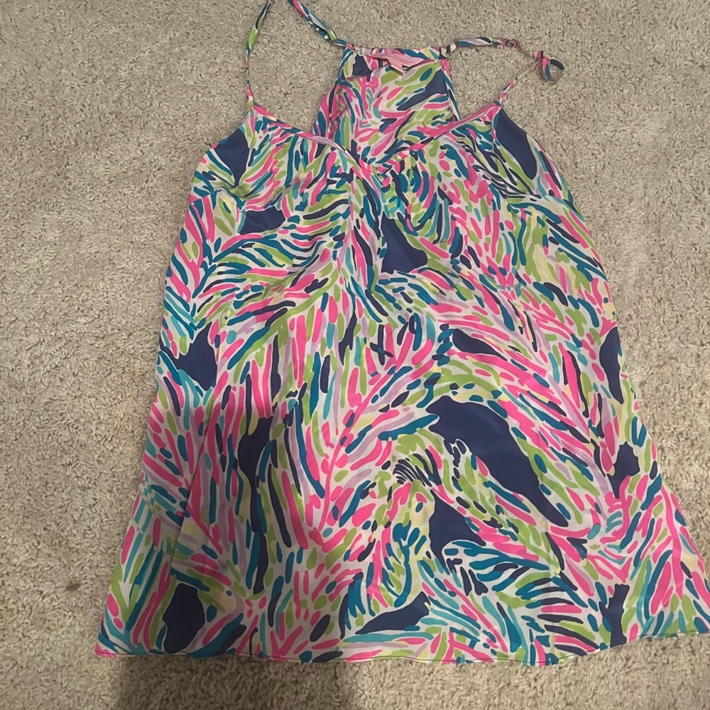 lilly pulitzer halter tank blouse